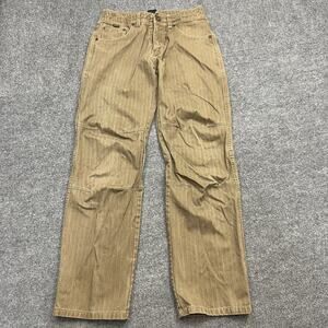 Kuhl Pants Mens 32x32 Brown Pinstripe Straight Leg Outdoor Hiking Workwear